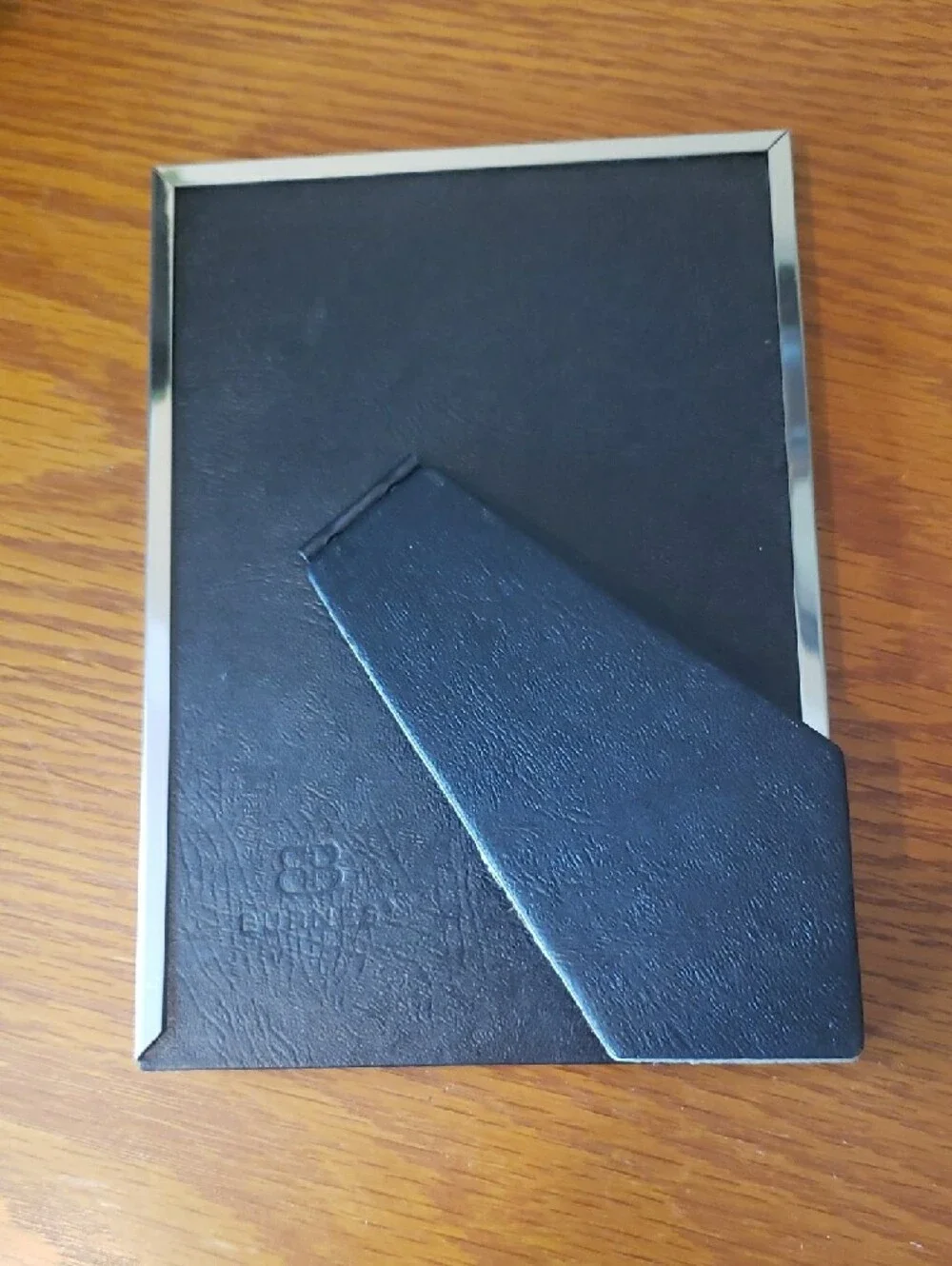 NWT - Vtg Burnes Of Boston (2) Silver And Gold W/ Siver Accent Picture Frames